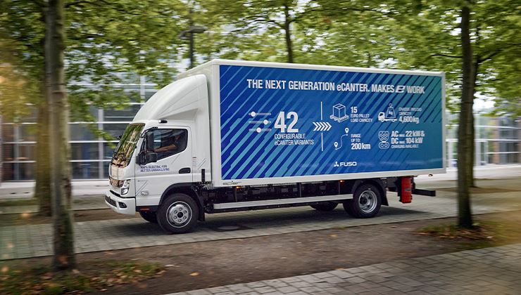 Uusi FUSO eCanter - sähkökuorma-auto