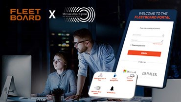 Uusi yhteinen portaali: FleetBoard ja Mercedes-Benz Uptime