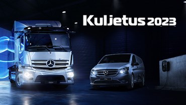 Veho ja Mercedes-Benz mukana Kuljetusmessuilla
