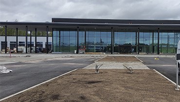 Kuvia Vehkalan rakennustyömaalta 26.8.2021